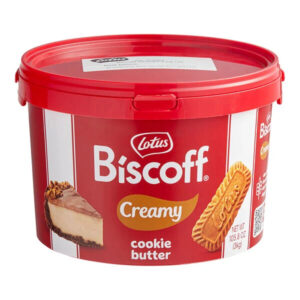 Lotus Biscoff Creamy Cookie Butter – 6.6 lb. Pail & Jars